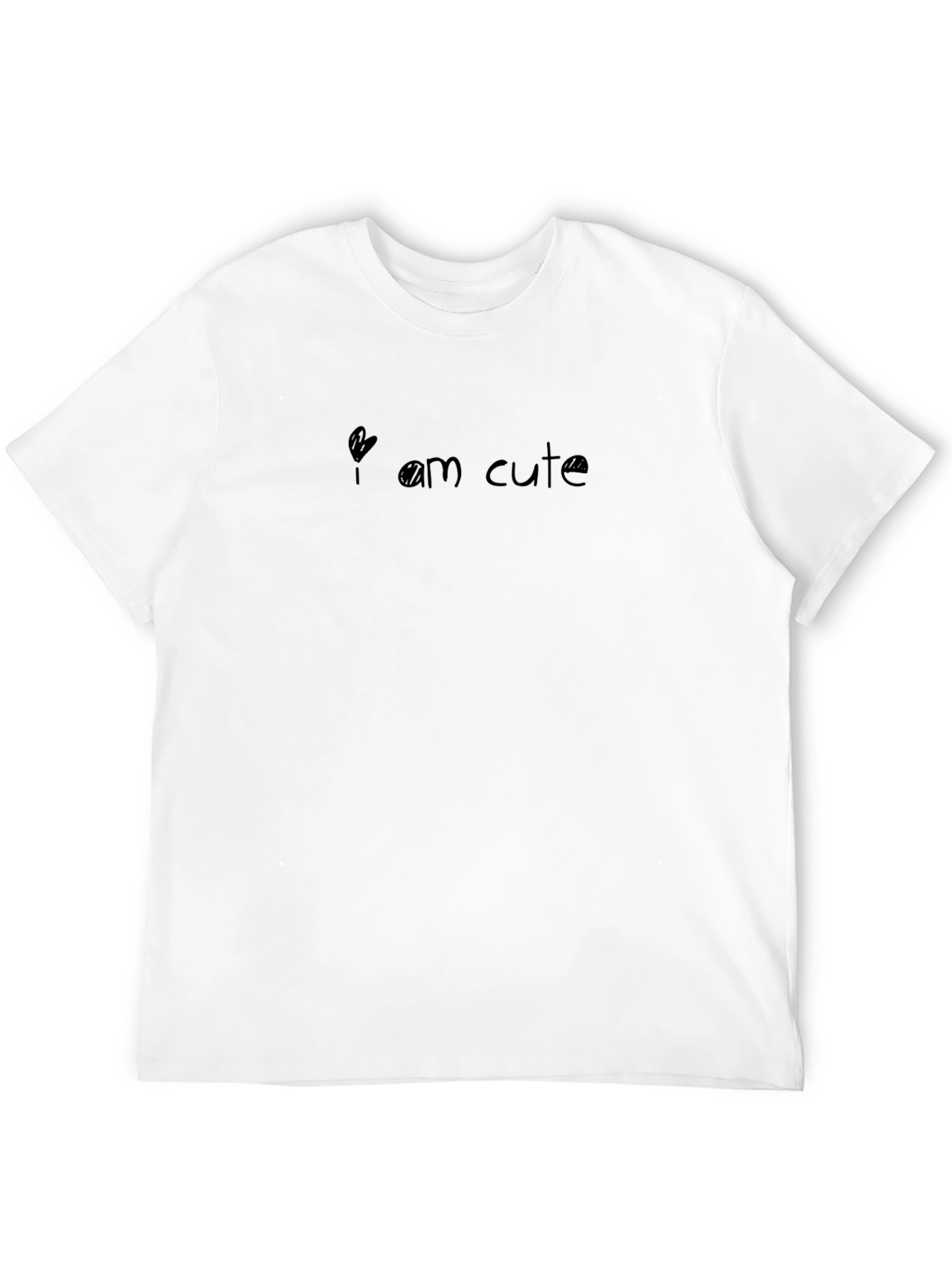 Cute Graphic Black T-Shirt