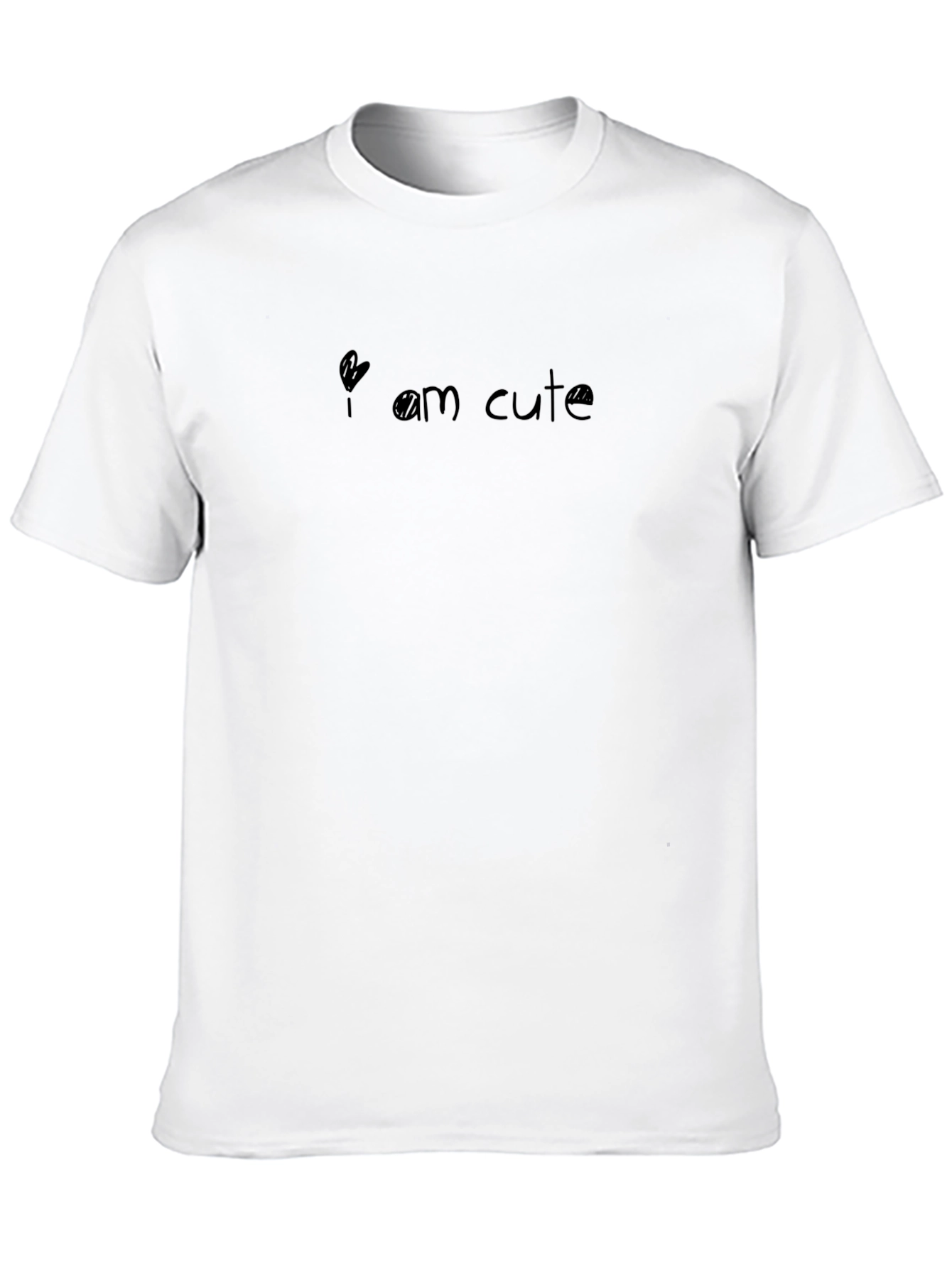 Cute Graphic Black T-Shirt