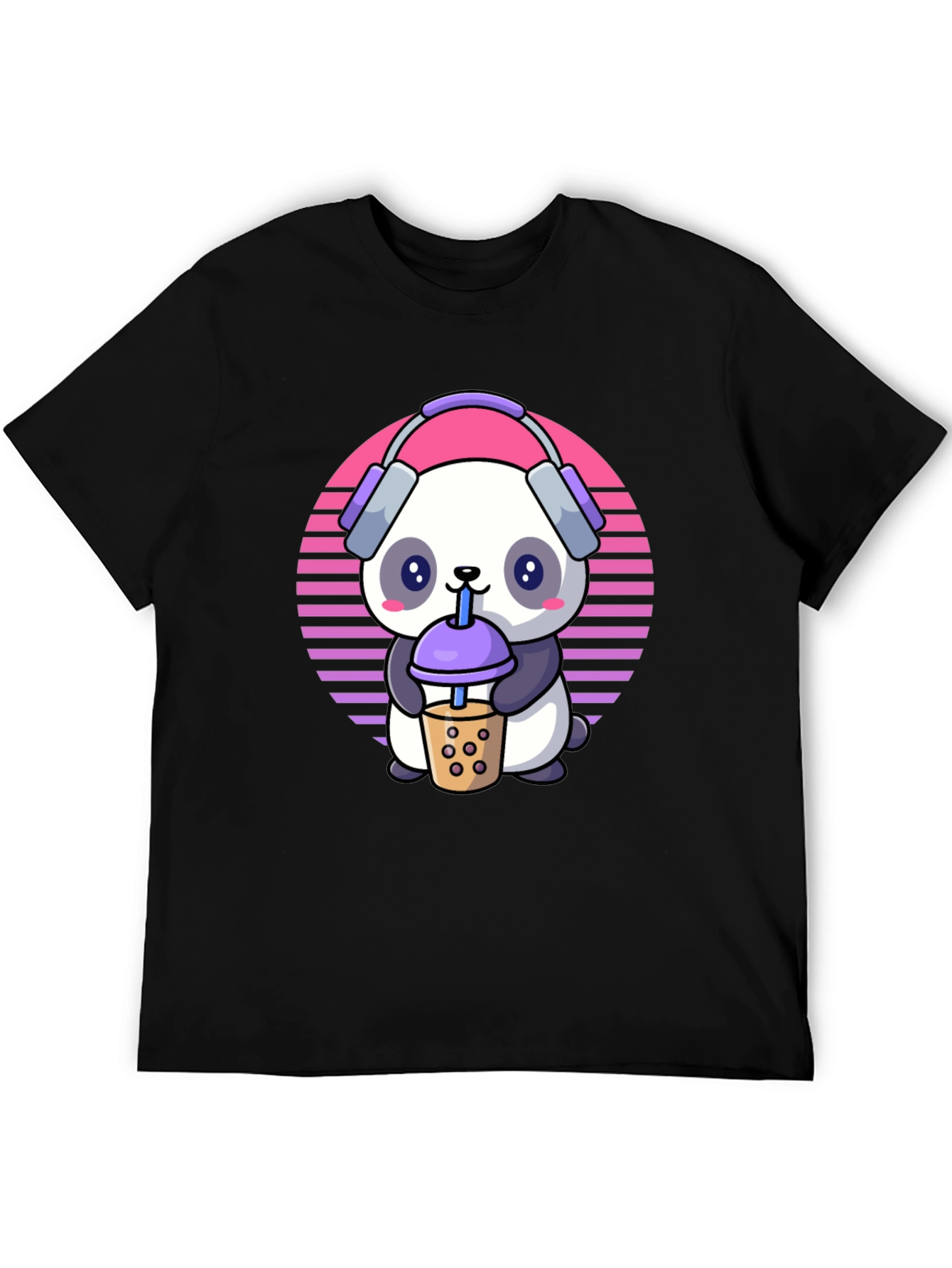 Cute Panda Bubble Tea T-Shirt