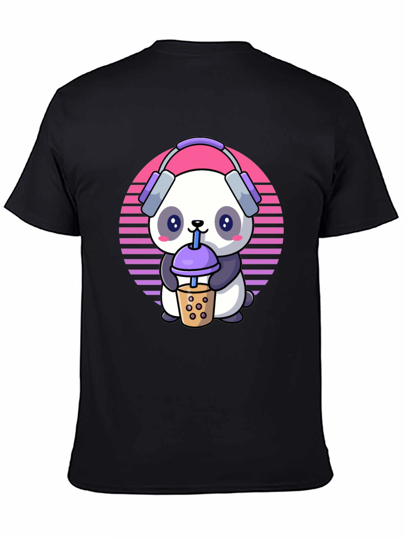 Cute Panda Bubble Tea T-Shirt