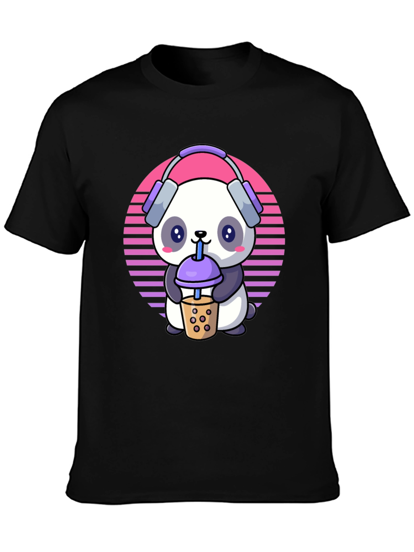 Cute Panda Bubble Tea T-Shirt
