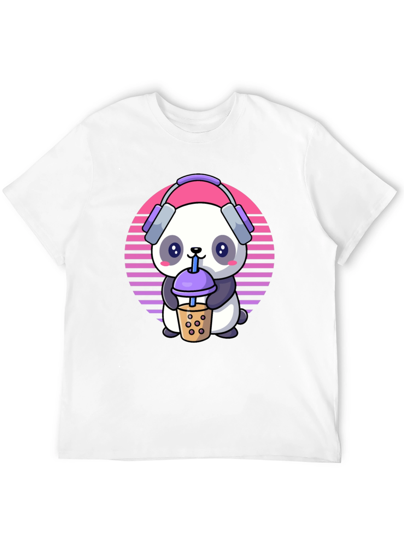 Cute Panda Bubble Tea T-Shirt