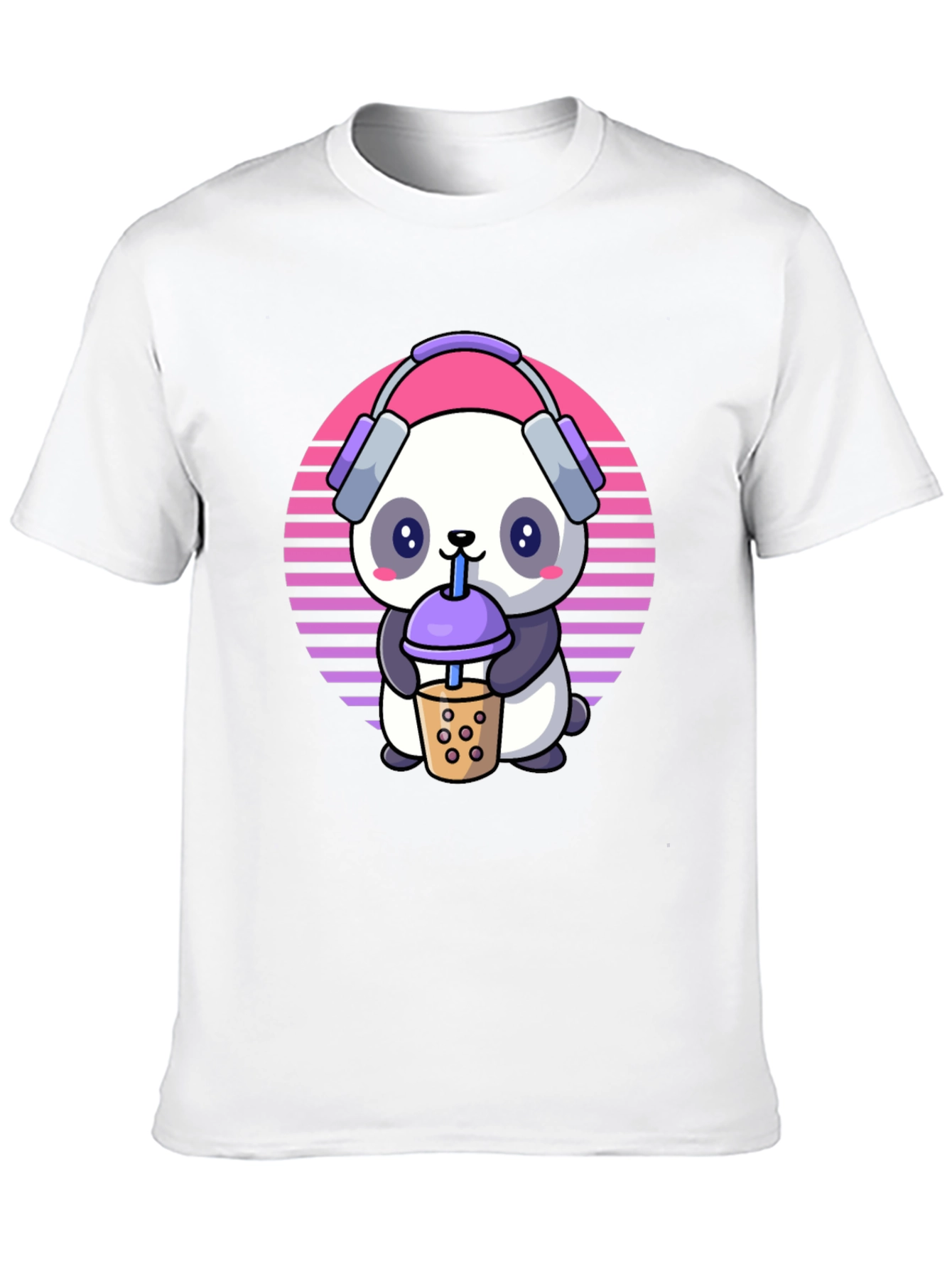 Cute Panda Bubble Tea T-Shirt