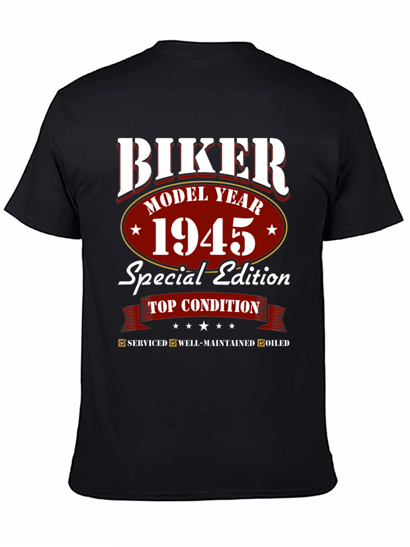 Biker Model Year 1945 Special Edition T-Shirt