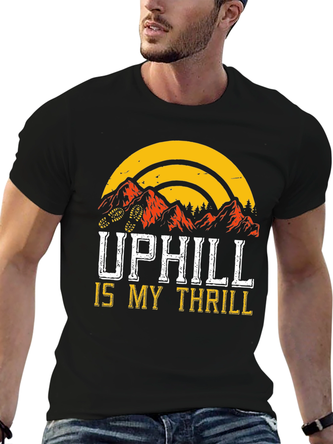 Uphill is My Thrill Graphic Tee