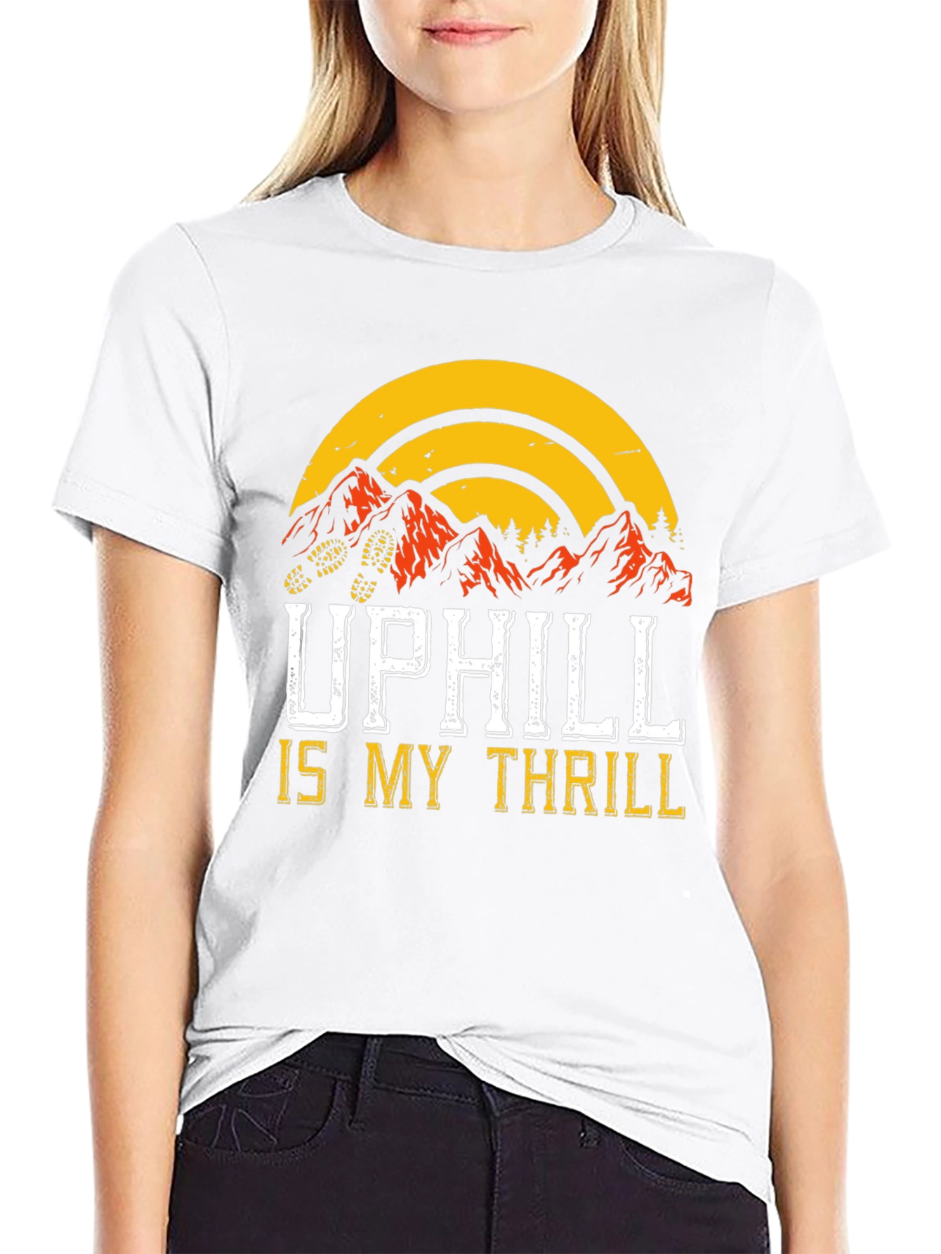 Uphill is My Thrill Graphic Tee