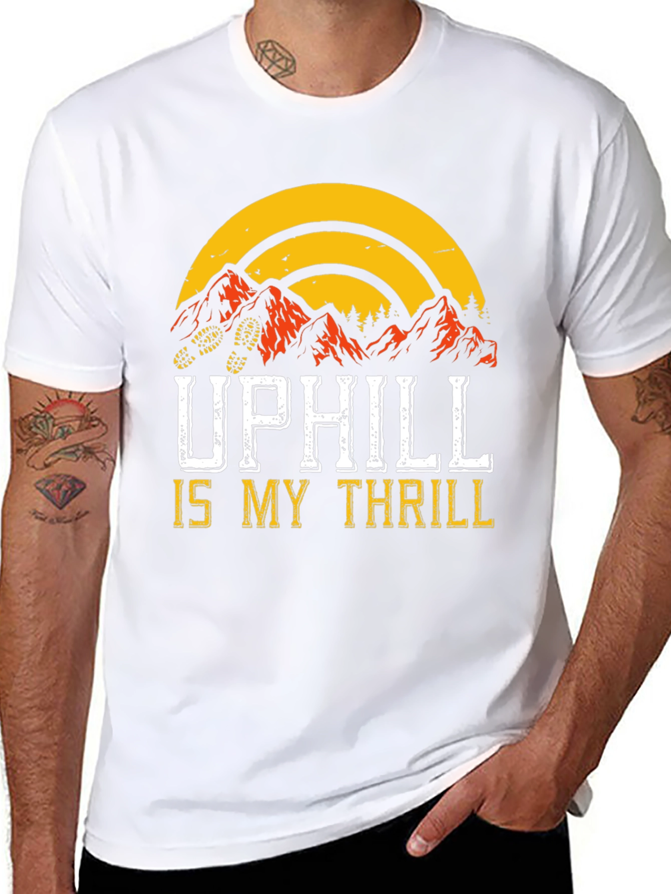 Uphill is My Thrill Graphic Tee