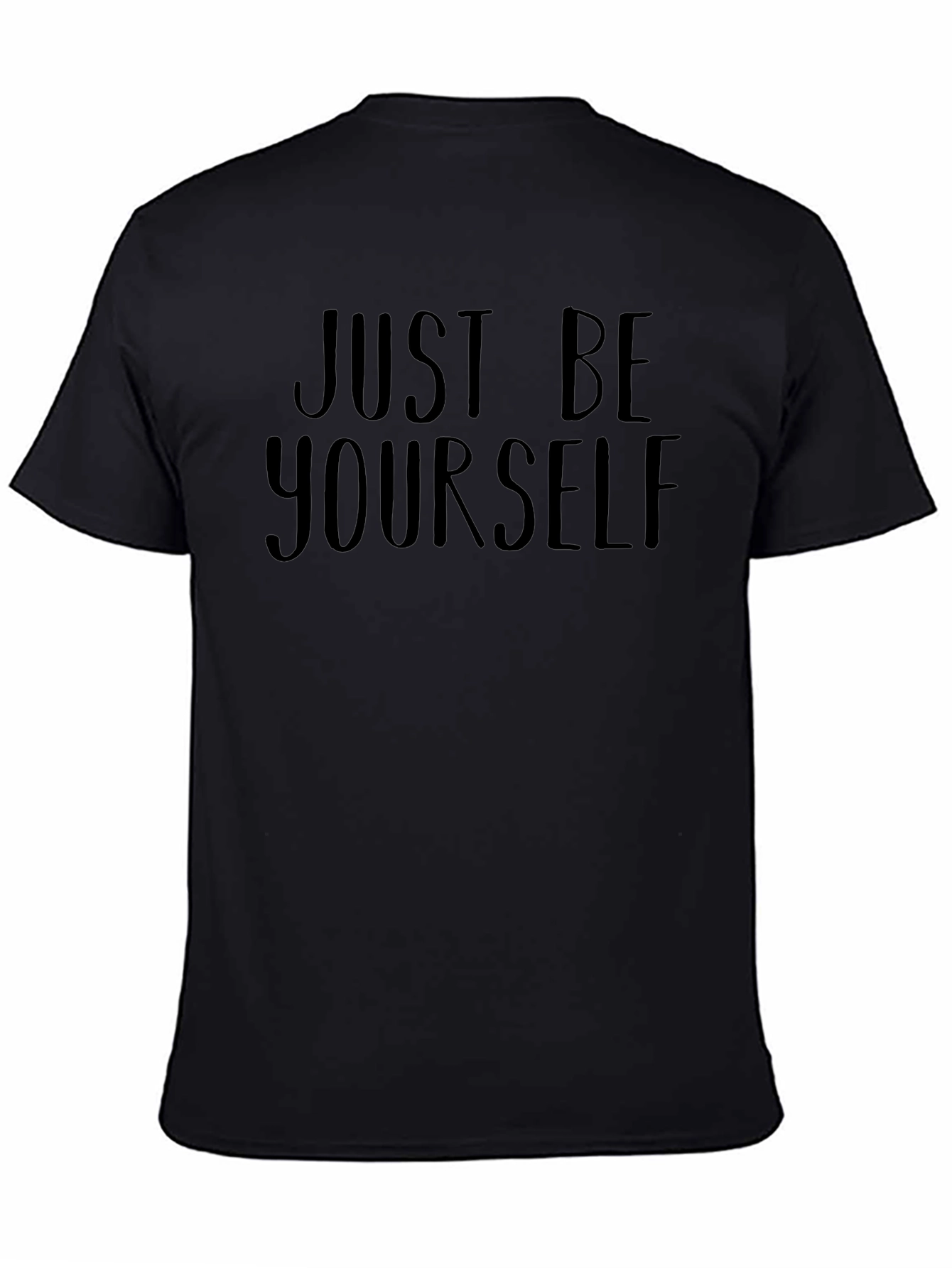 Just Be Yourself Graphic Tee - Stylish Comfort