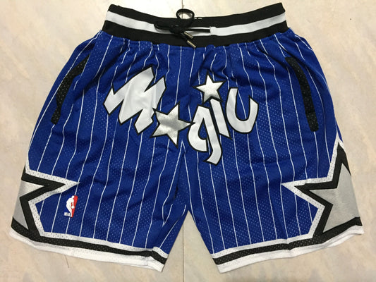 Men's Orlando Magic Blue Basketball Shorts1