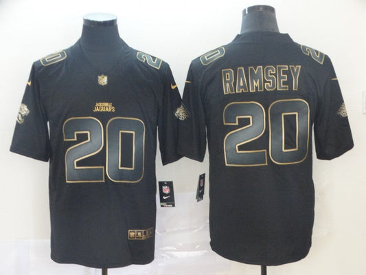 Men's Jacksonville Jaguars #20 Jalen Ramsey Black Game Jerseys