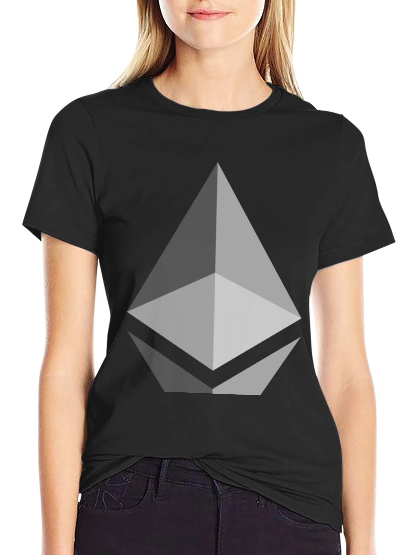Ethereum Crypto Logo Graphic T-Shirt