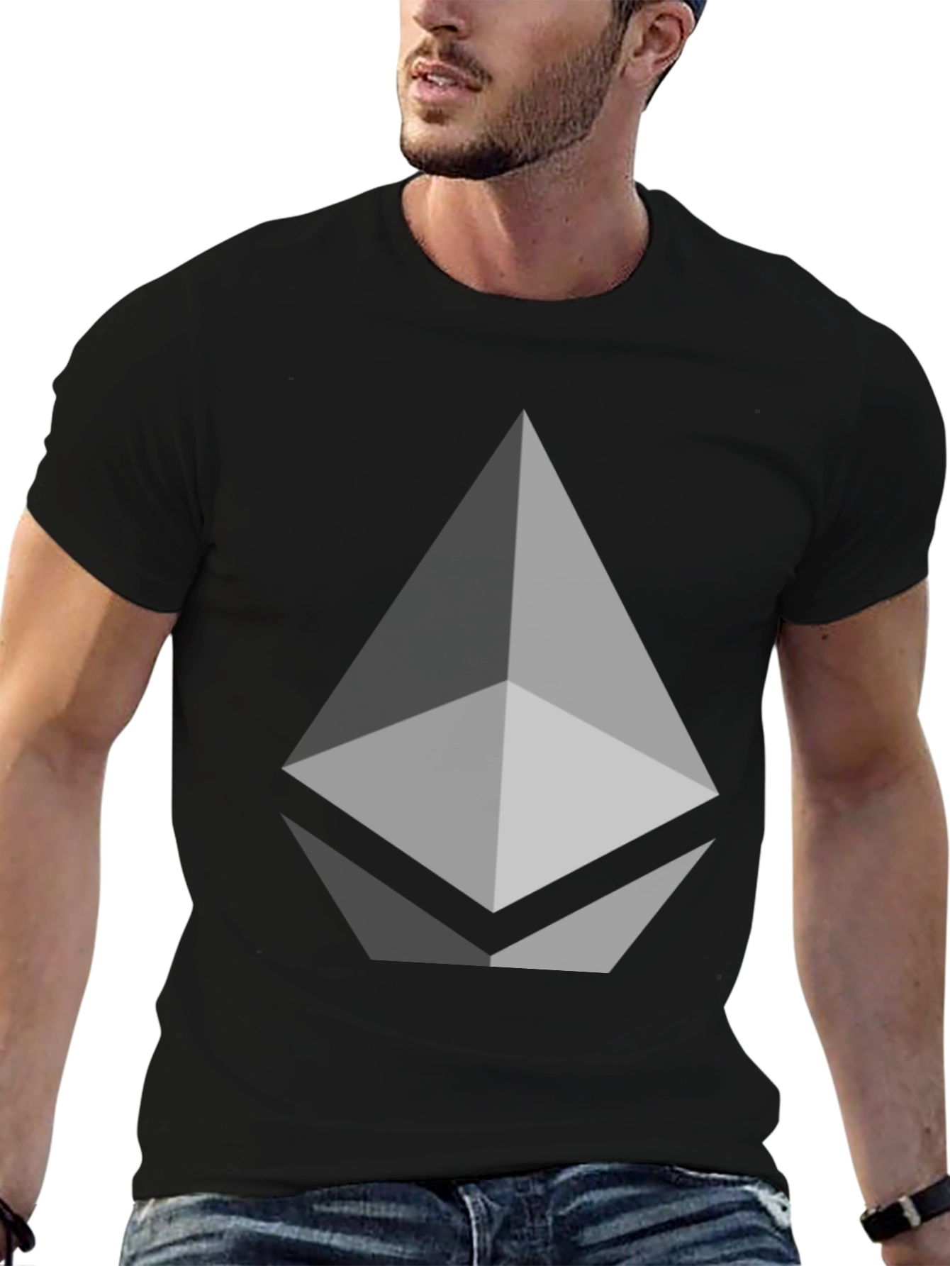 Ethereum Crypto Logo Graphic T-Shirt
