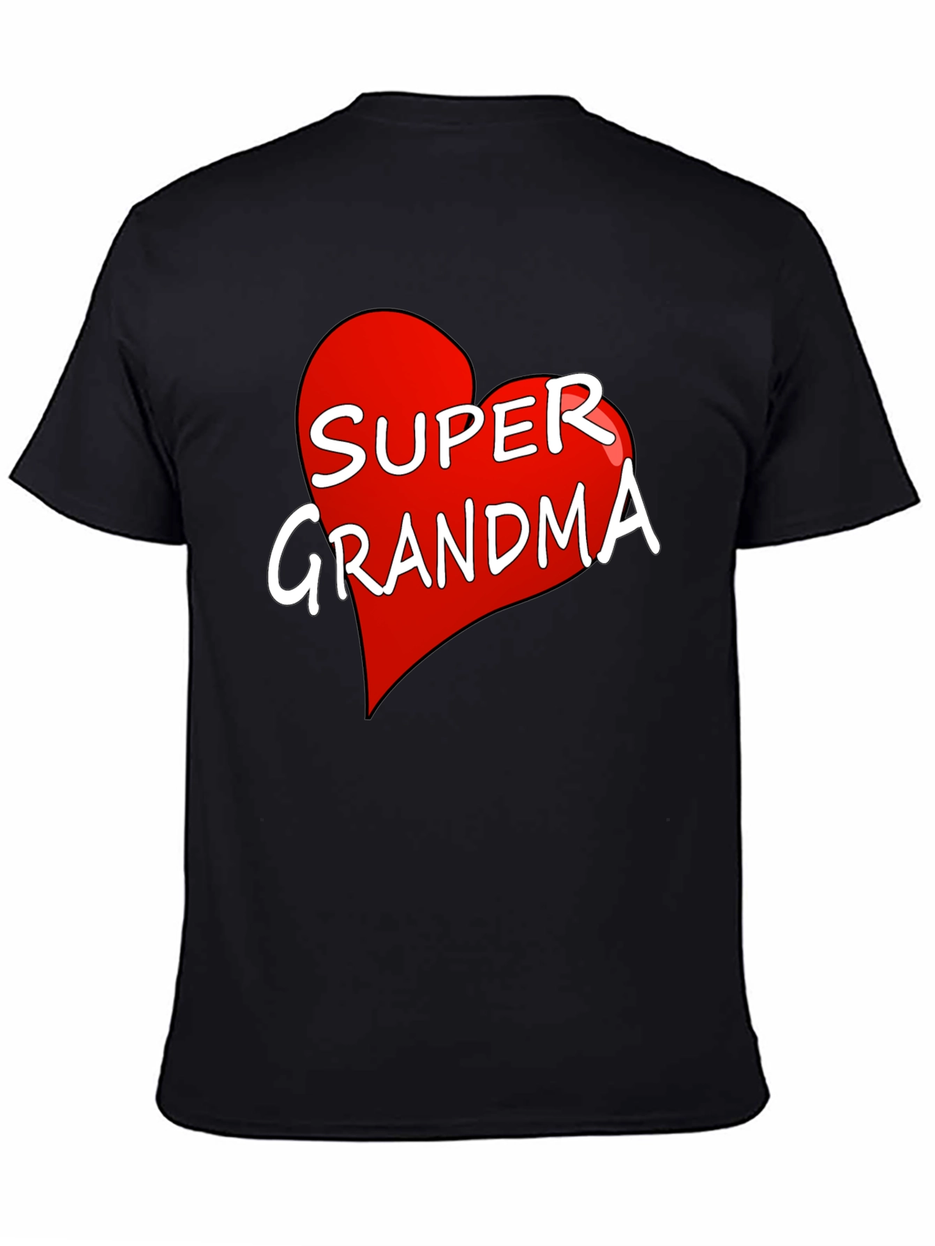 Super Grandma T-Shirt - Heart Graphic Tee