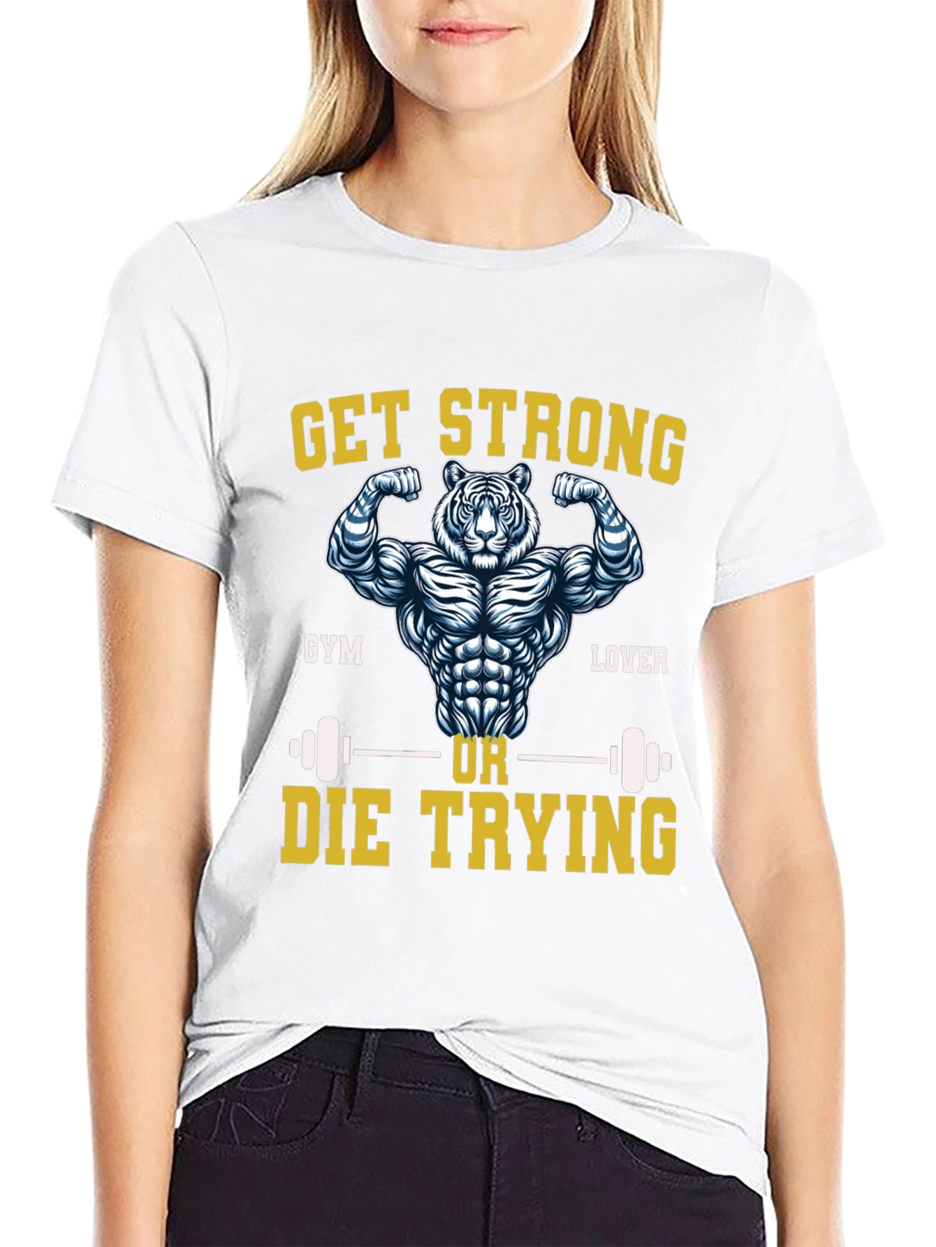 Get Strong Tiger Gym Lover T-Shirt