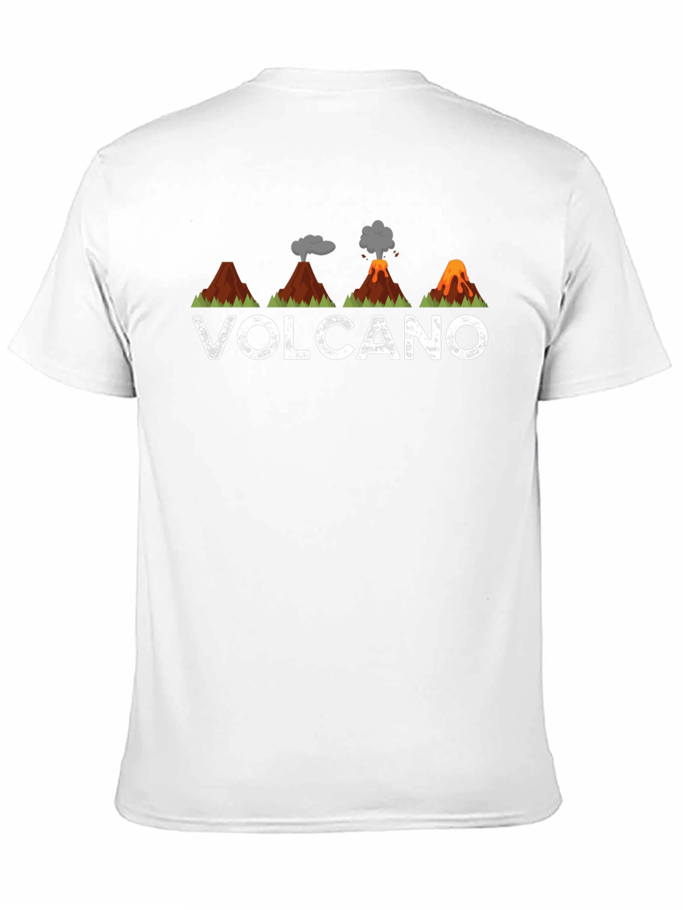 Volcano Graphic Tee - Mens Black T-Shirt
