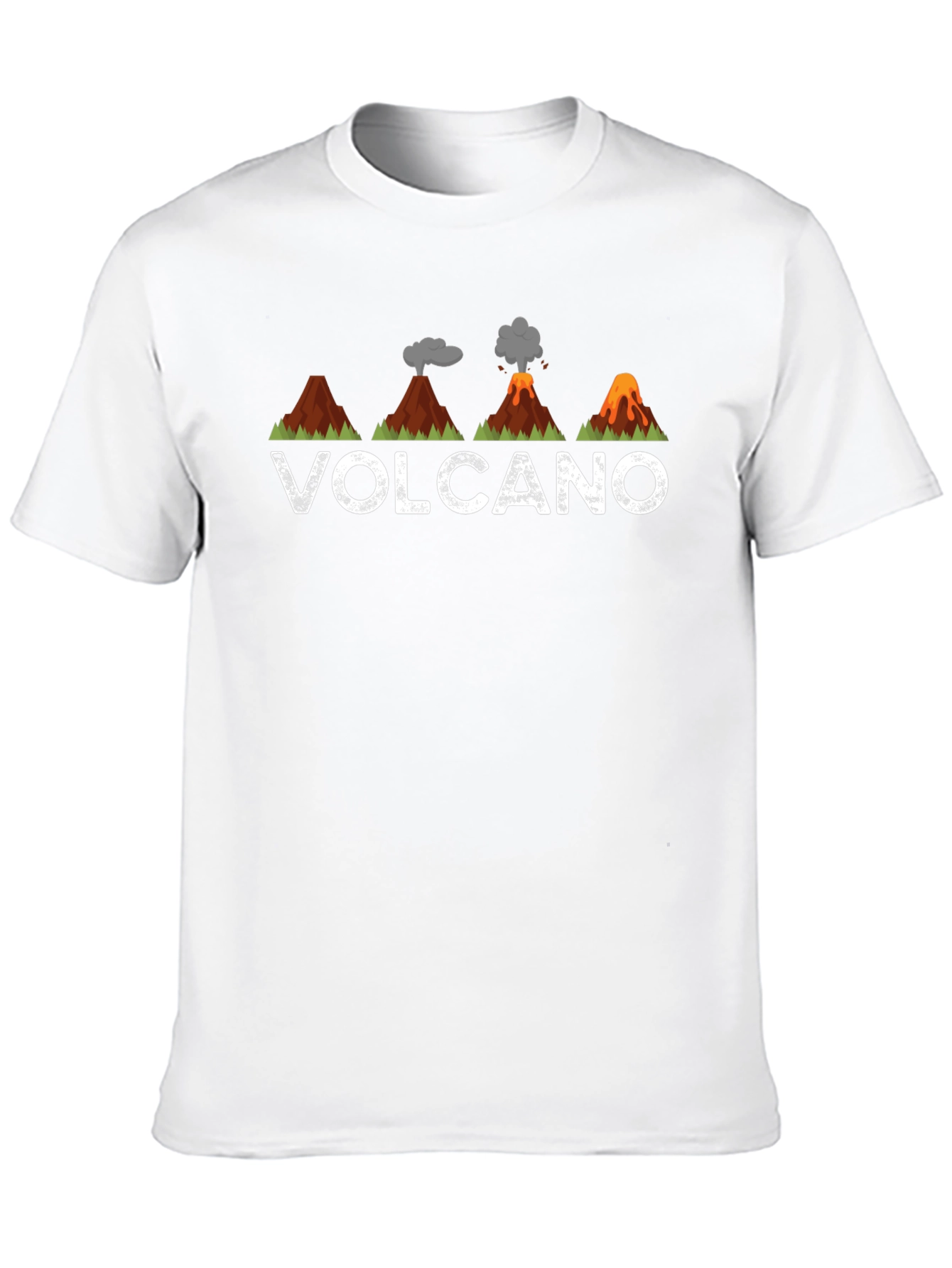 Volcano Graphic Tee - Mens Black T-Shirt