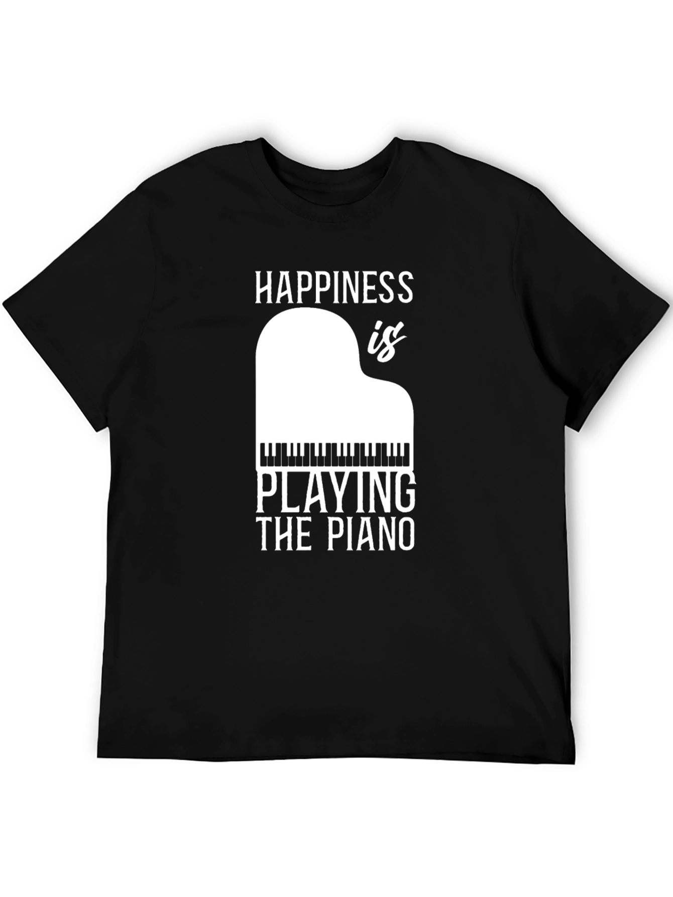 Happiness is Playing Piano T-Shirt