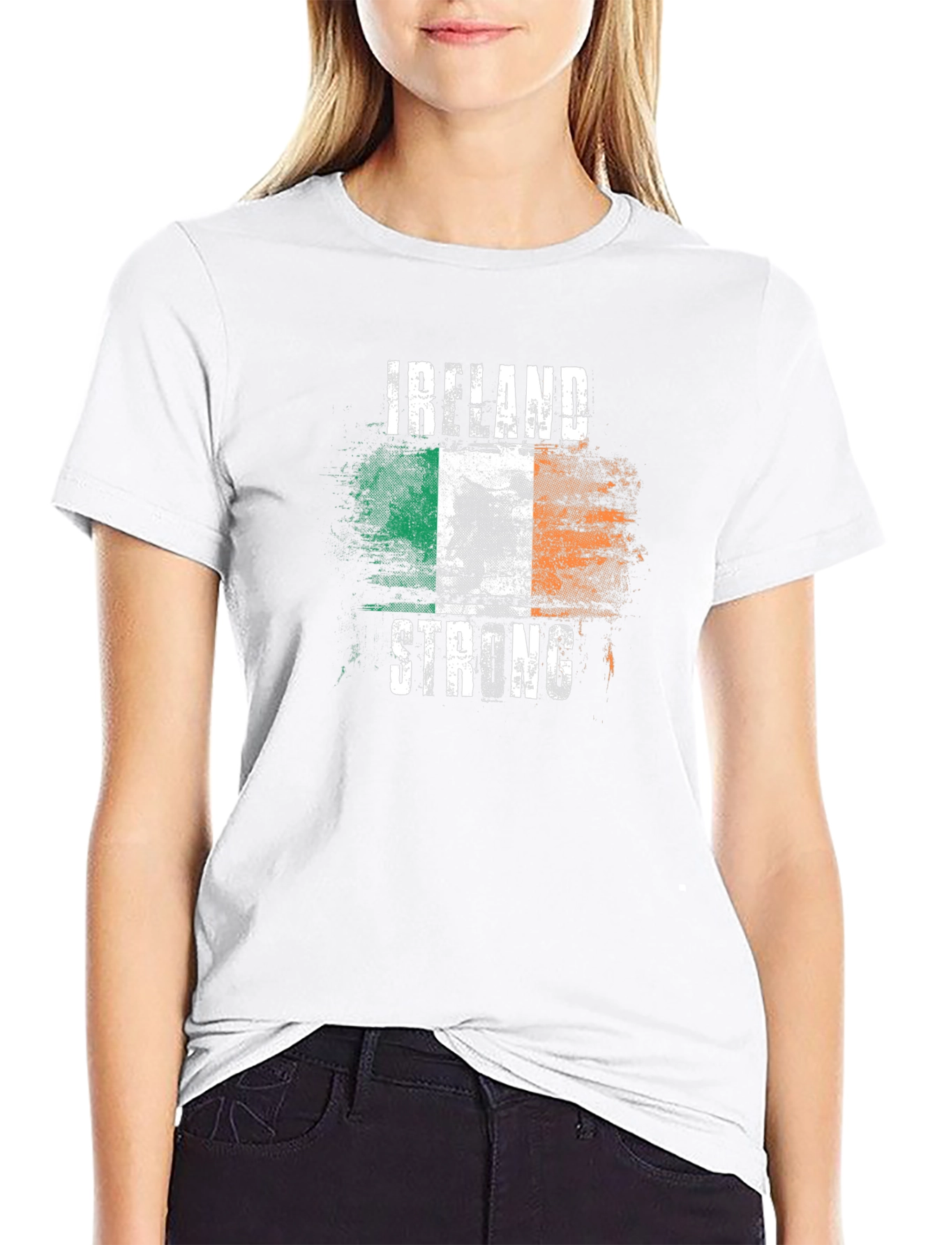 Ireland Strong T-Shirt Irish Flag Graphic Tee