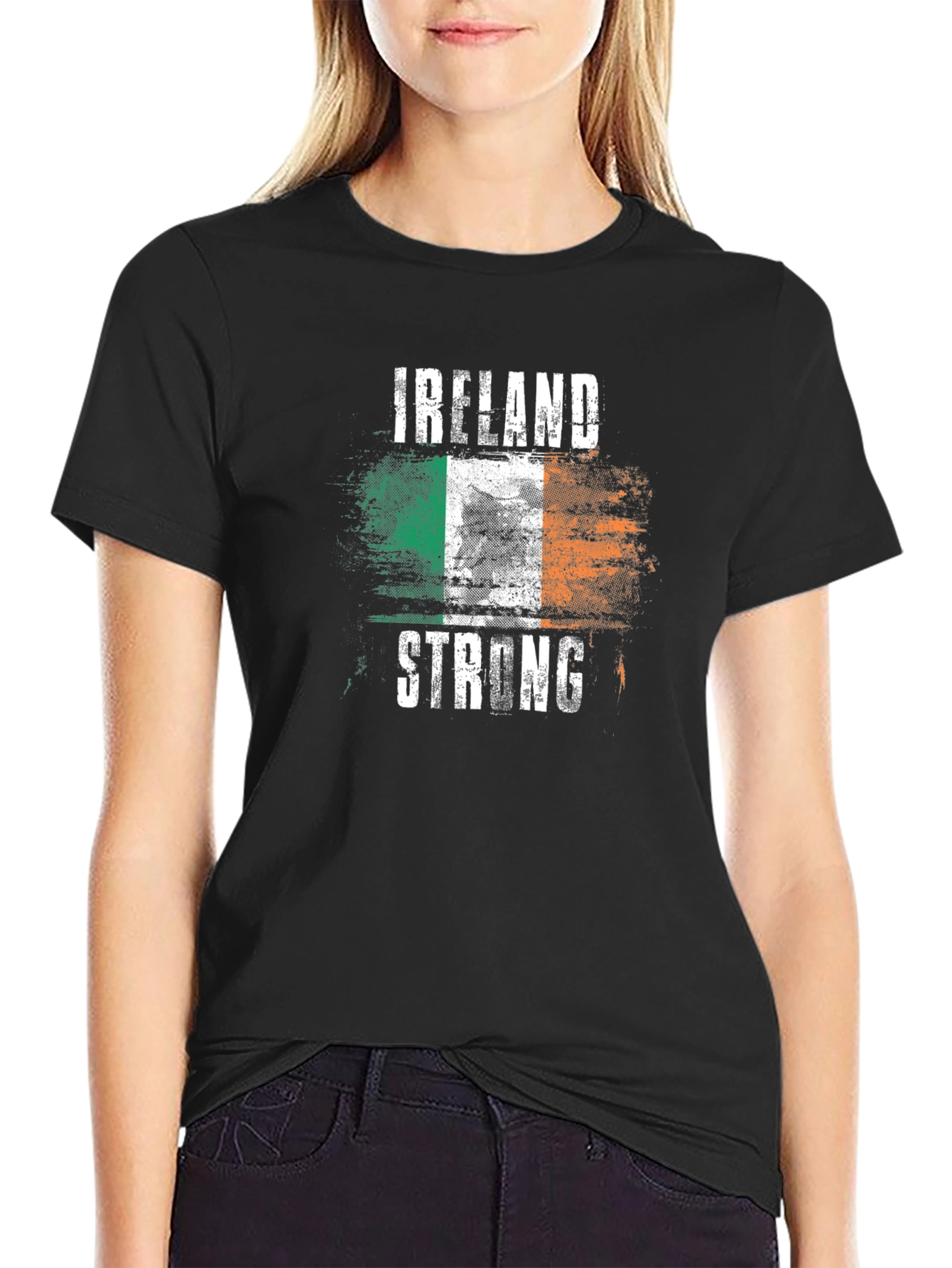 Ireland Strong T-Shirt Irish Flag Graphic Tee