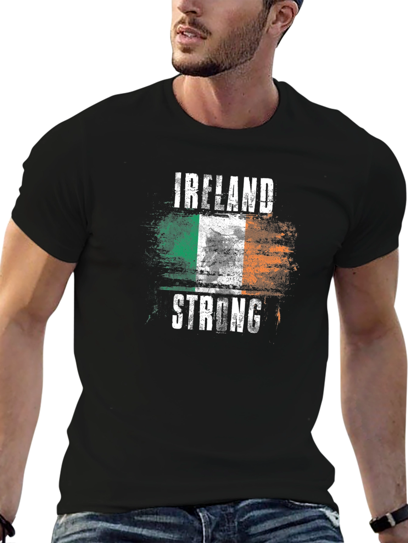 Ireland Strong T-Shirt Irish Flag Graphic Tee