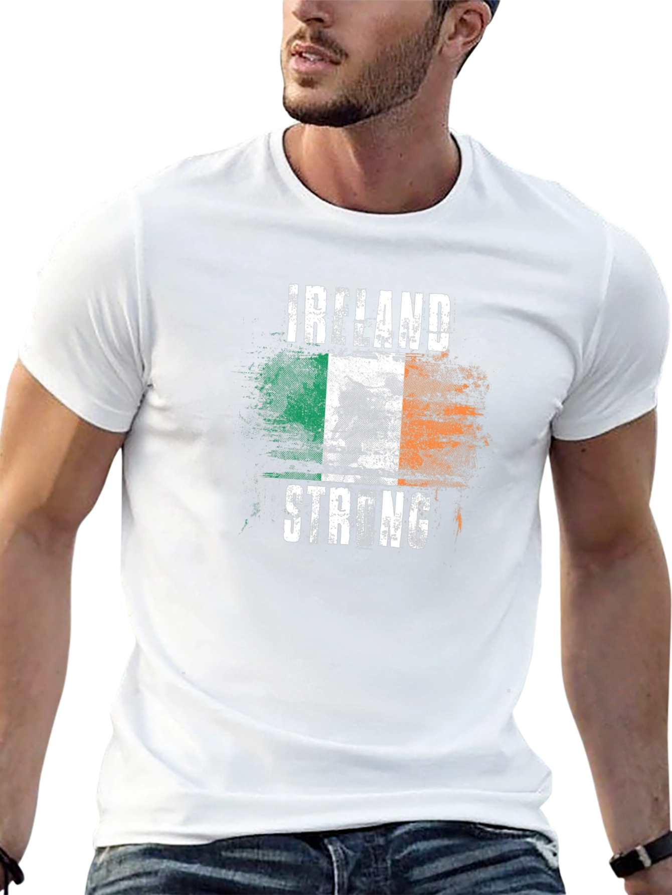 Ireland Strong T-Shirt Irish Flag Graphic Tee
