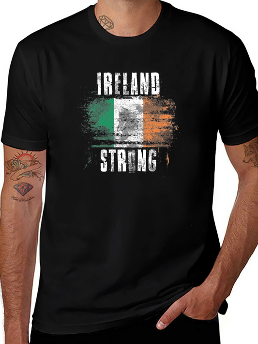 Ireland Strong T-Shirt Irish Flag Graphic Tee