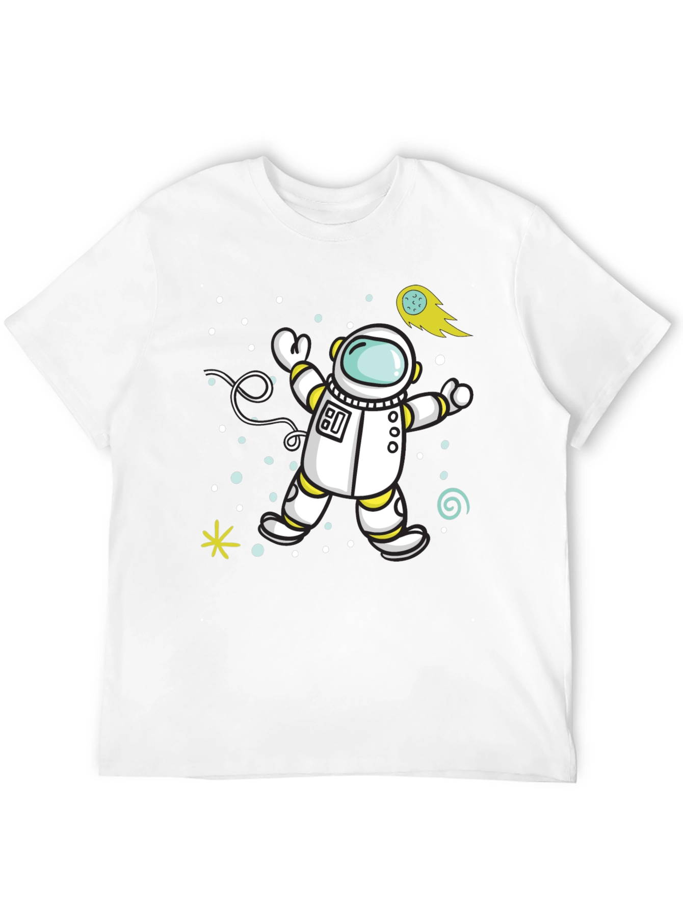 Astronaut in Space Graphic T-Shirt