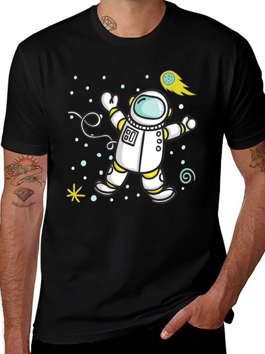 Astronaut in Space Graphic T-Shirt