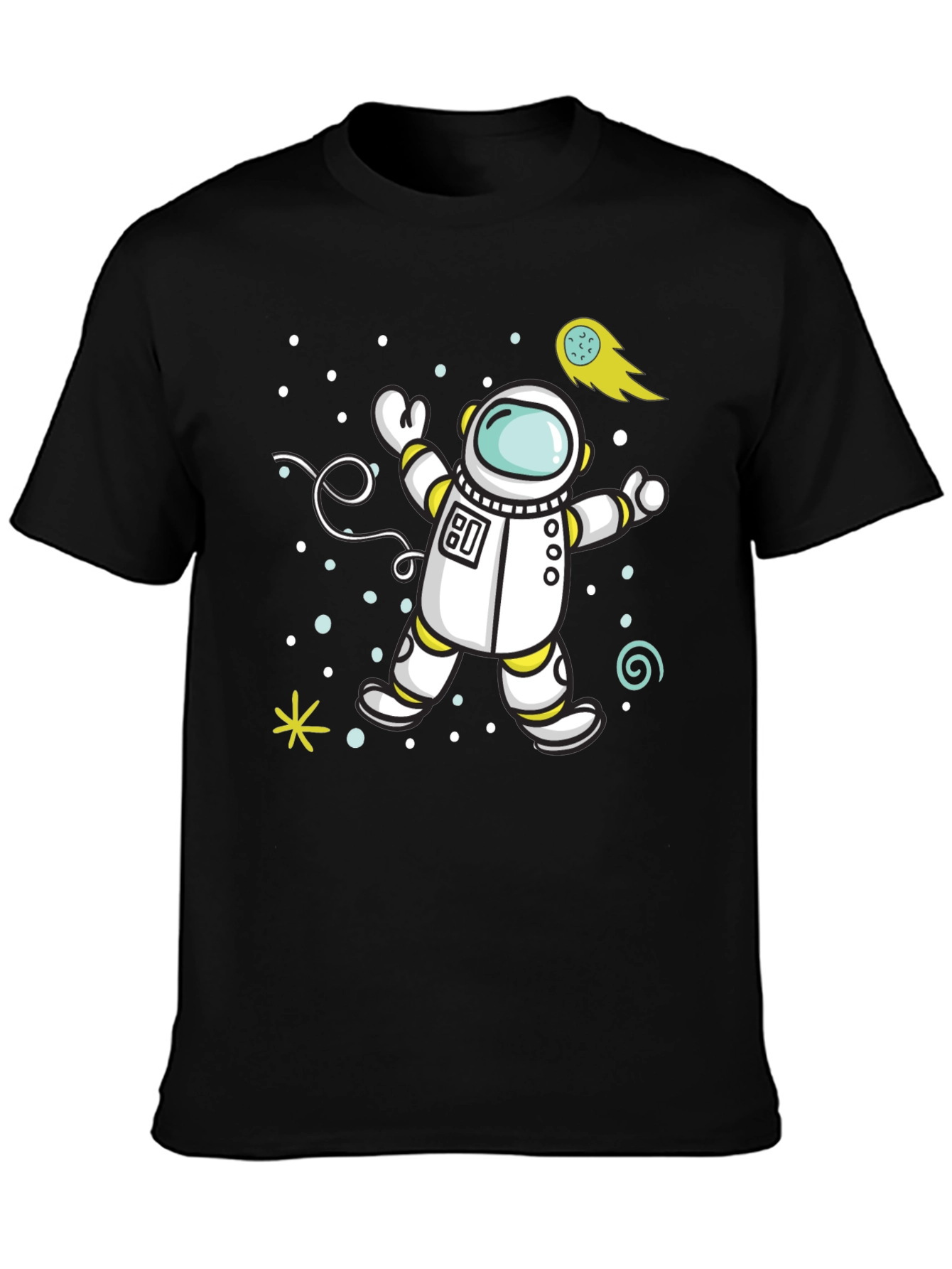 Astronaut in Space Graphic T-Shirt