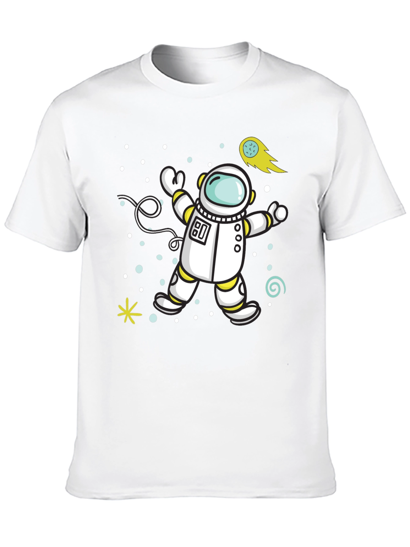 Astronaut in Space Graphic T-Shirt