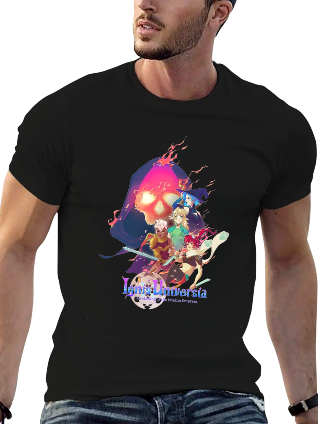 Lanis Universia Black T-Shirt