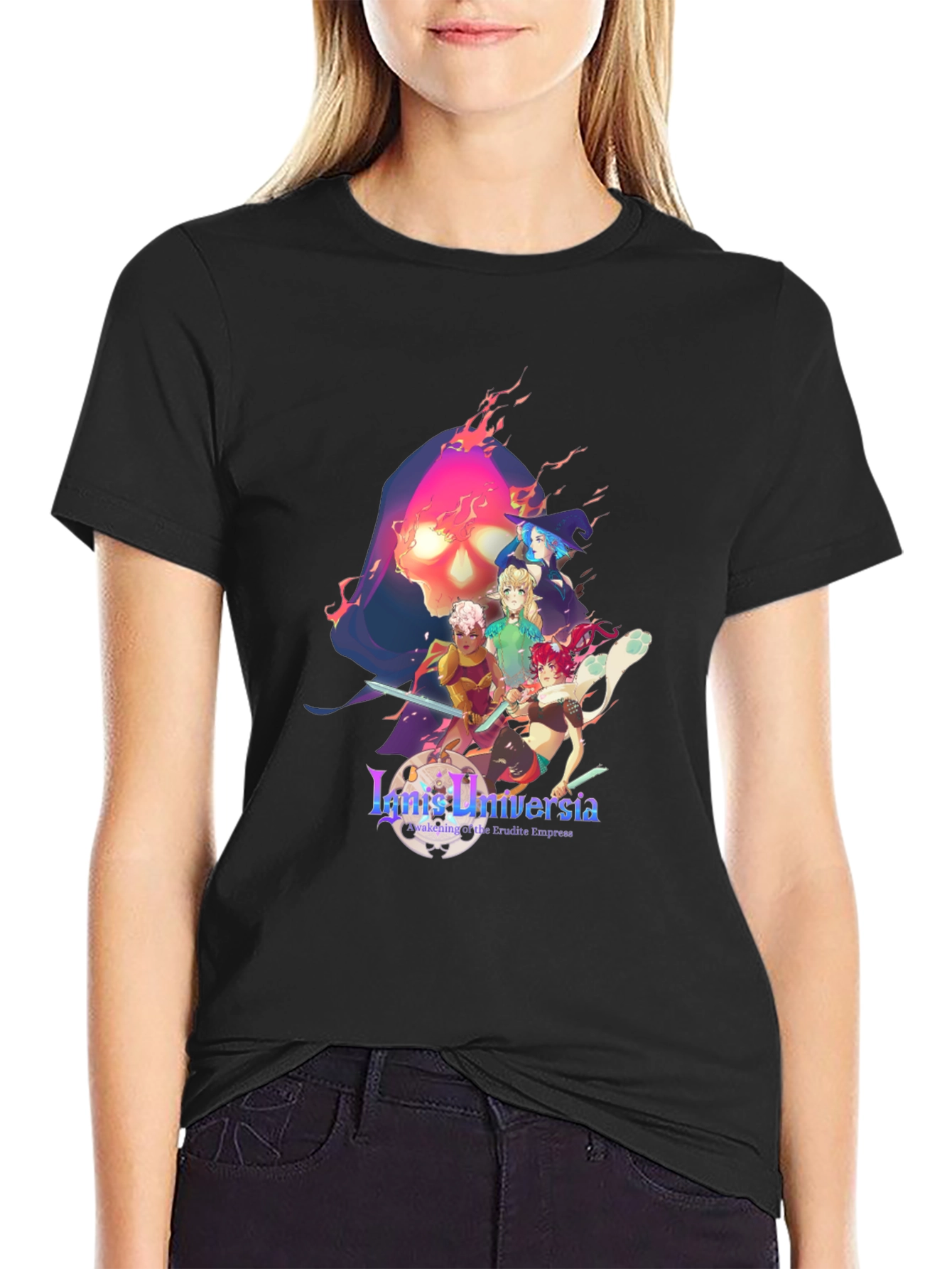Lanis Universia Black T-Shirt