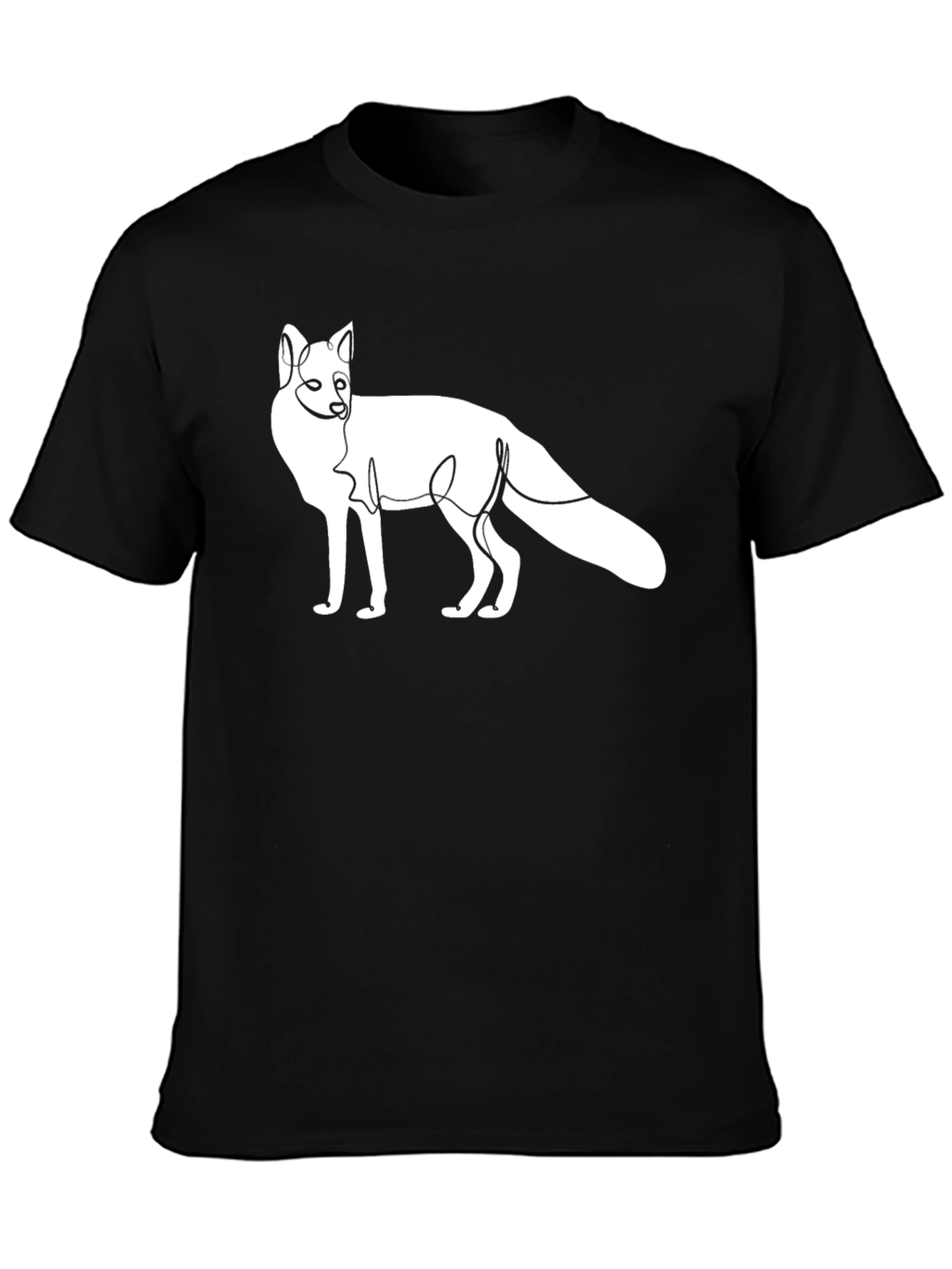 Abstract Fox Graphic Tee