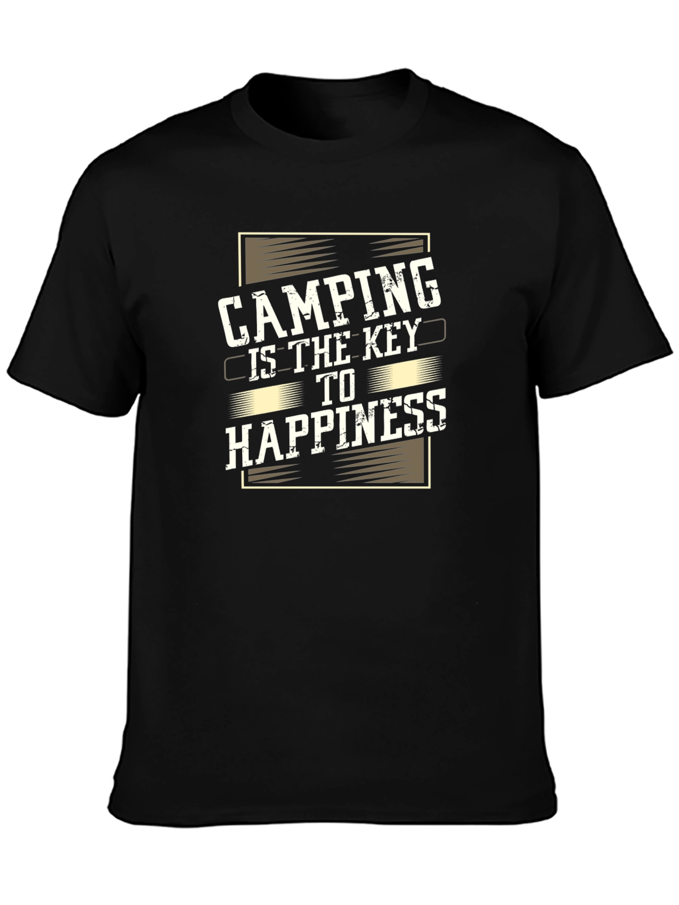 Camping is Key to Happiness Graphic Tee