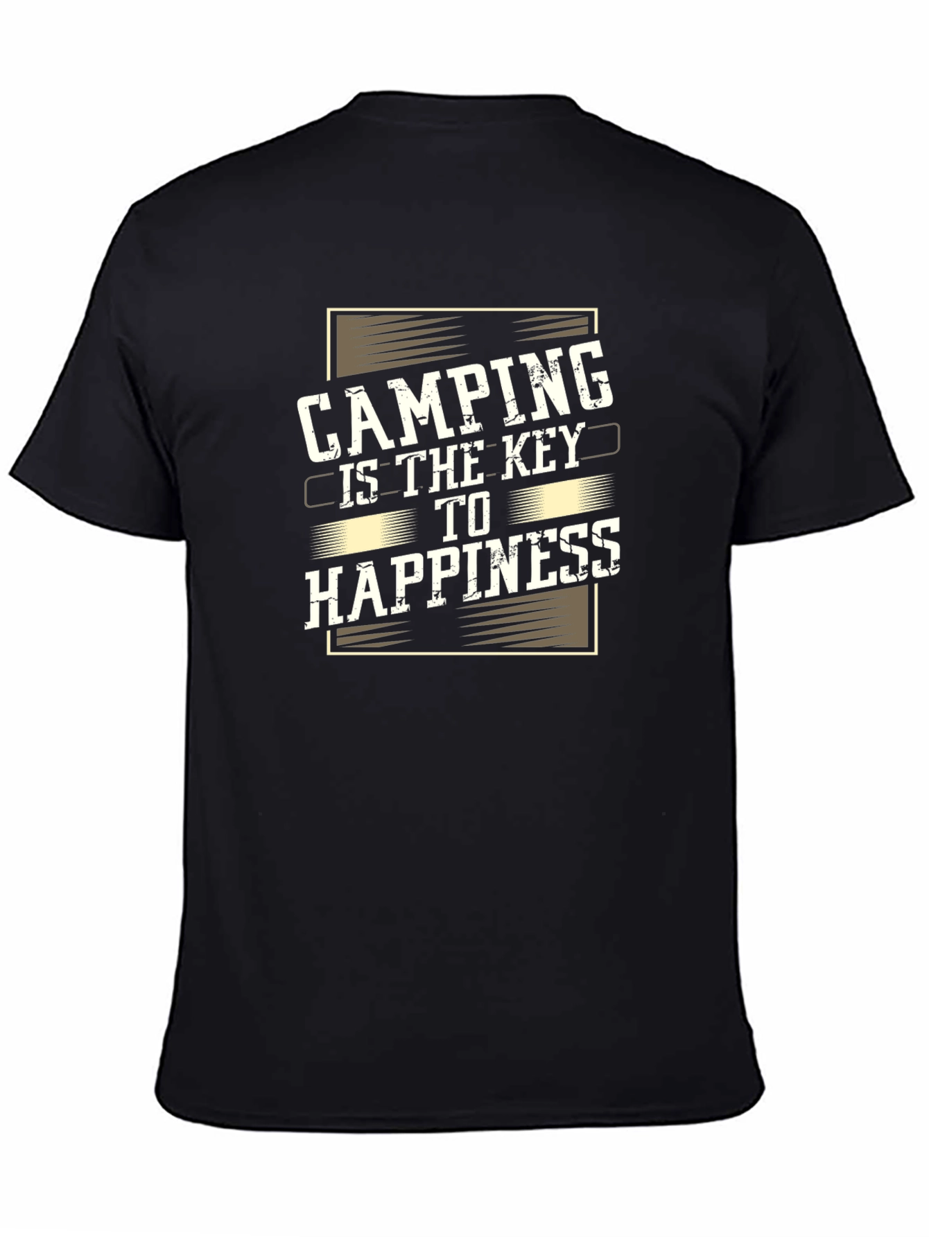 Camping is Key to Happiness Graphic Tee