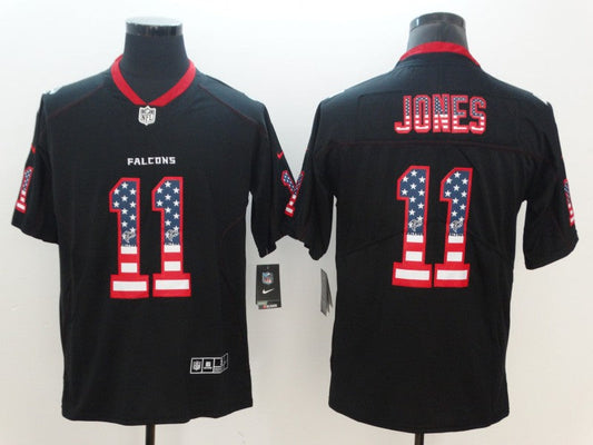 Men's Atlanta Falcons #11 Julio Jones Black Player Jerseys