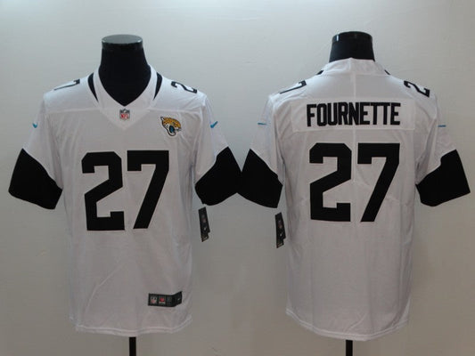 Men's Jacksonville Jaguars Leonard Fournette #27 White Game Player Jerseys