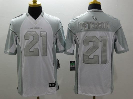Men's Arizona Cardinals Patrick Peterson #21 White Game Jerseys