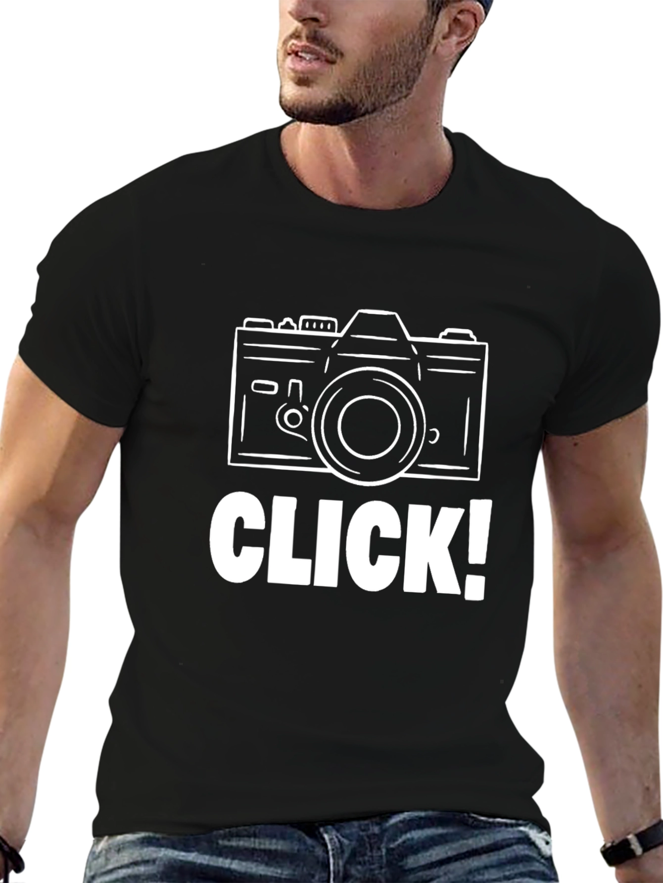 Camera Click Graphic Tee - Photographers Essential