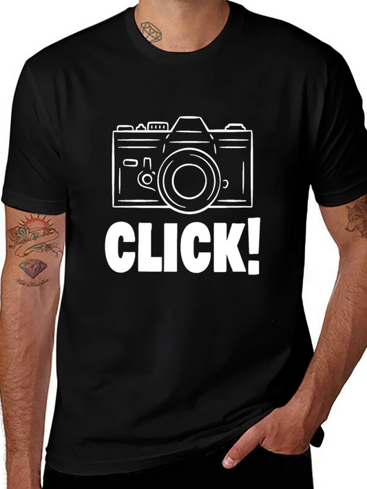 Camera Click Graphic Tee - Photographers Essential
