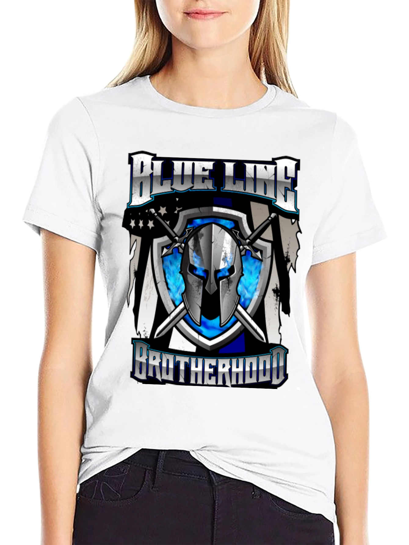 Blue Line Brotherhood Graphic T-Shirt