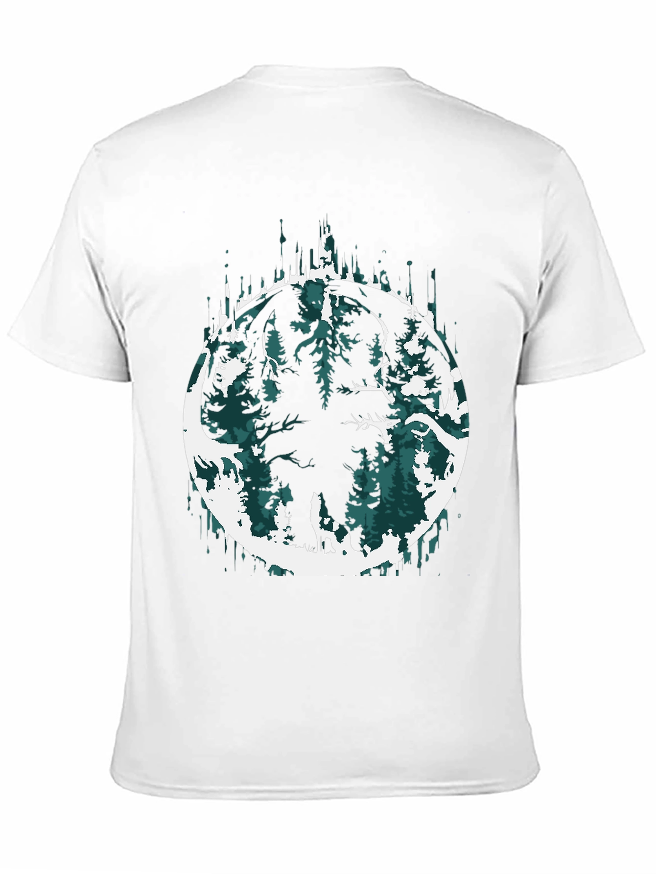Mammoth Forest Graphic Tee - Mens Black T-Shirt