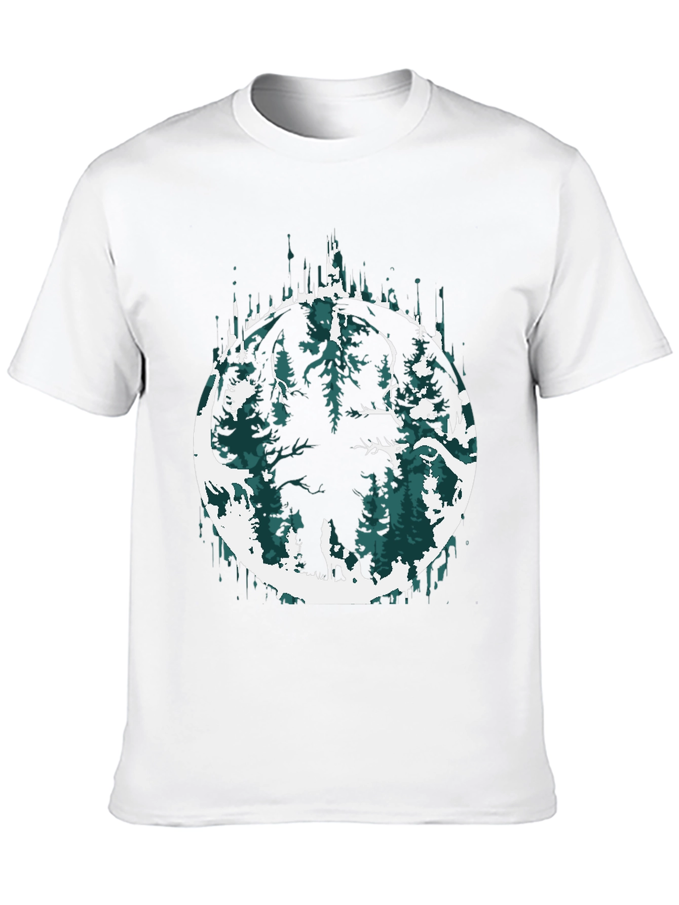 Mammoth Forest Graphic Tee - Mens Black T-Shirt