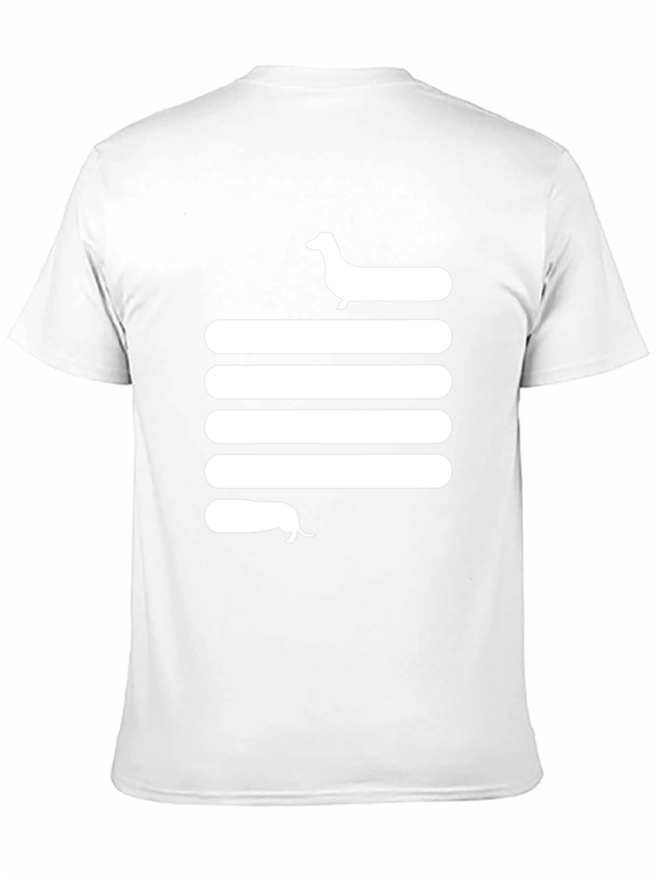 Dachshund Stripe Tee - Unique Dog Lover T-Shirt