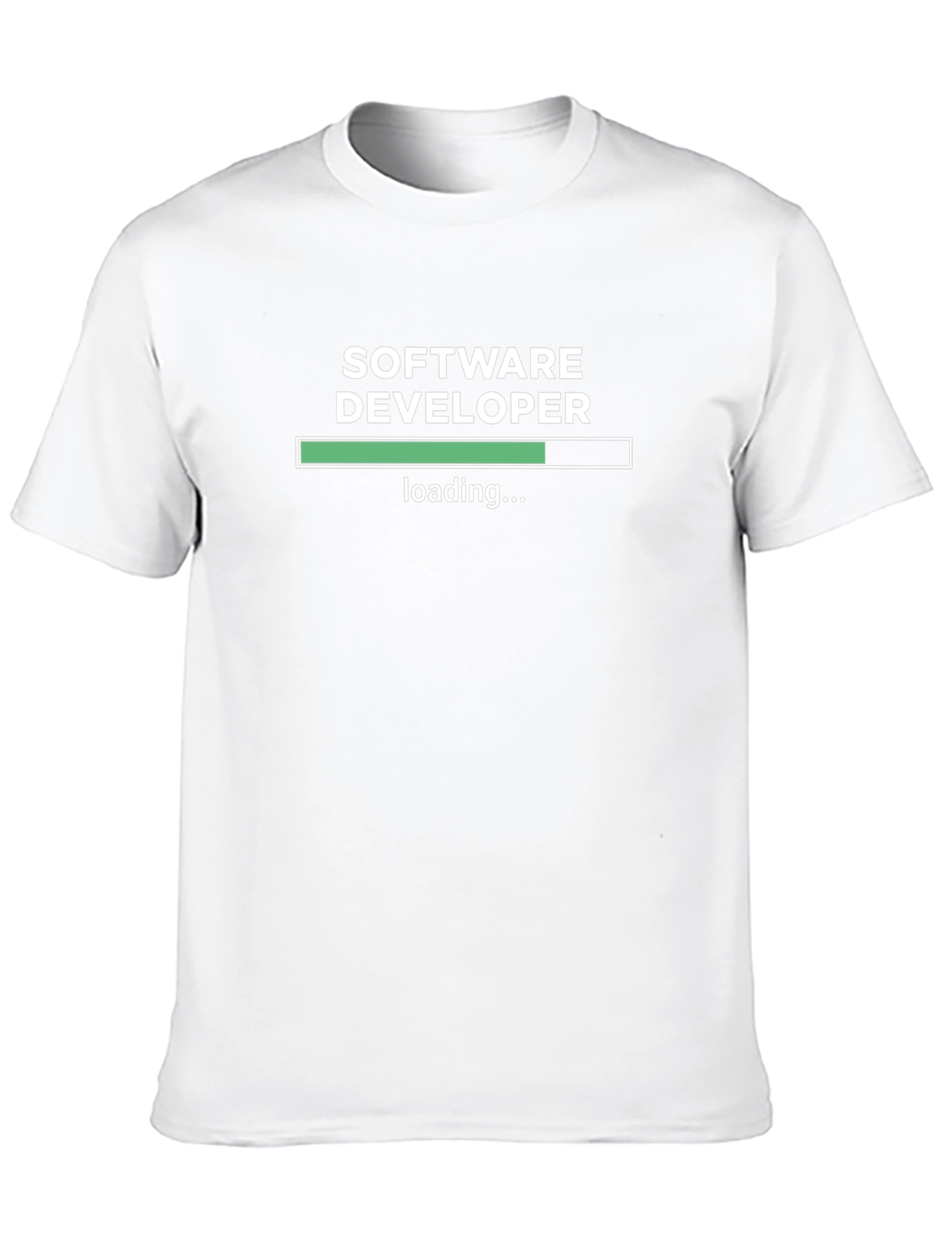 Software Developer Loading T-Shirt - Black