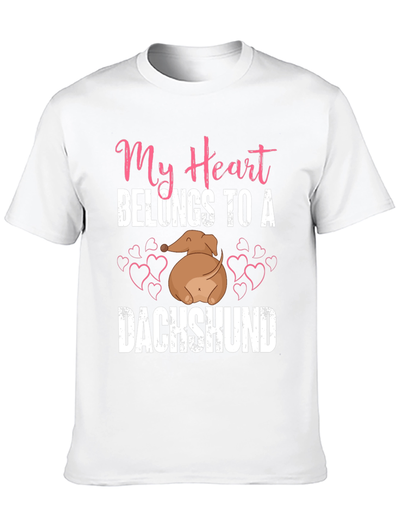 Dachshund Heart T-Shirt - Dog Lover Tee