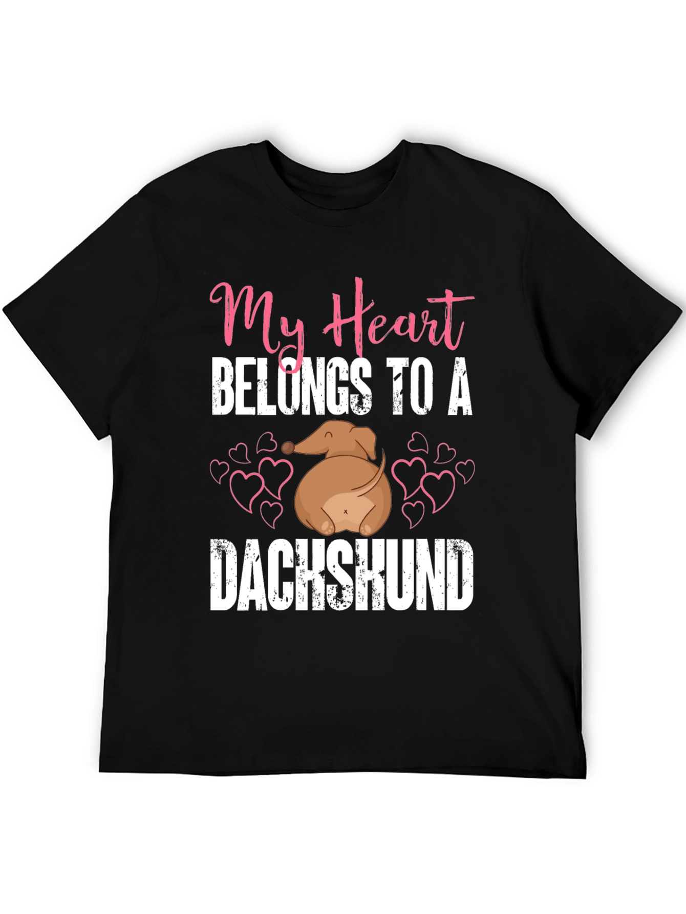 Dachshund Heart T-Shirt - Dog Lover Tee