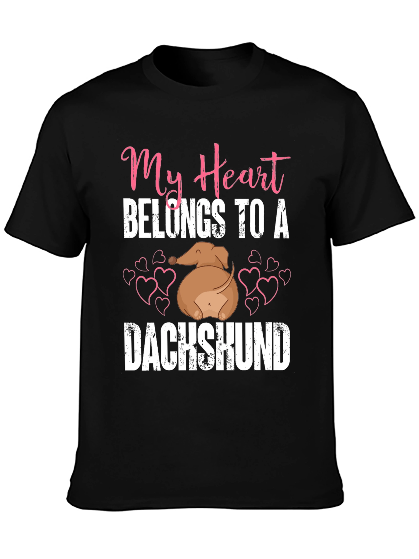 Dachshund Heart T-Shirt - Dog Lover Tee