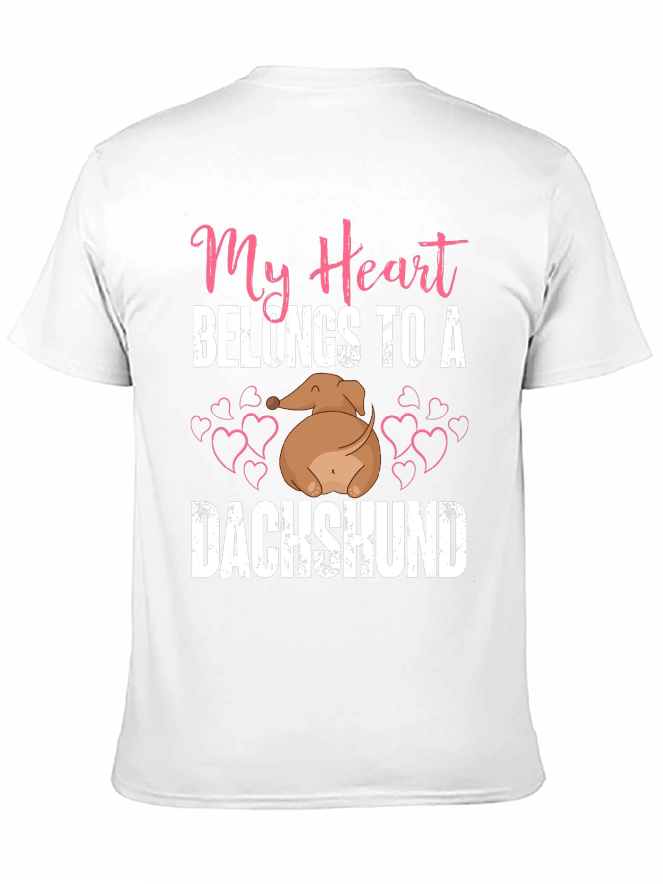 Dachshund Heart T-Shirt - Dog Lover Tee