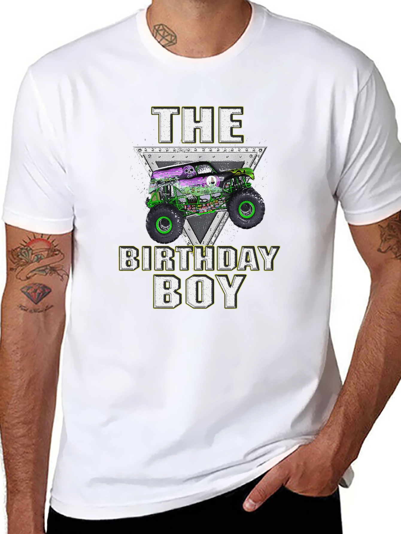 Monster Truck Birthday Boy T-Shirt